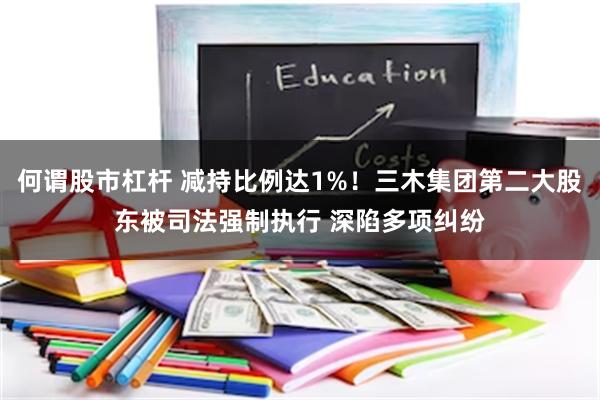 何谓股市杠杆 减持比例达1%！三木集团第二大股东被司法强制执行 深陷多项纠纷