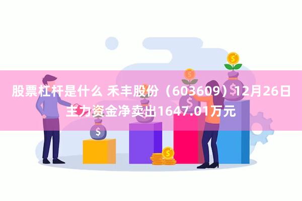股票杠杆是什么 禾丰股份（603609）12月26日主力资金净卖出1647.01万元