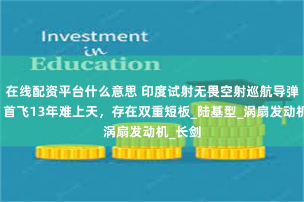 在线配资平台什么意思 印度试射无畏空射巡航导弹失败！首飞13年难上天，存在双重短板_陆基型_涡扇发动机_长剑