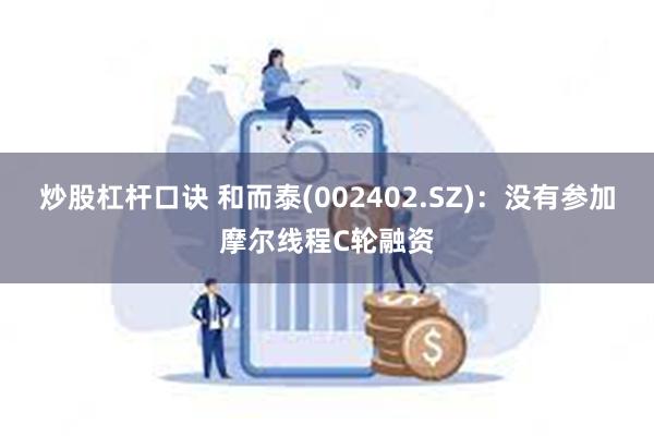 炒股杠杆口诀 和而泰(002402.SZ)：没有参加摩尔线程C轮融资